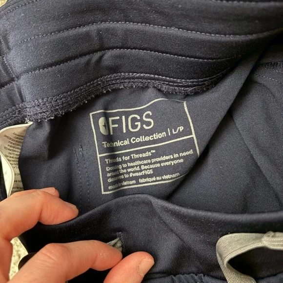 Figs navy scrub SET rafaela top (M) and classic zamora joggers (LP) - Picture 4 of 6